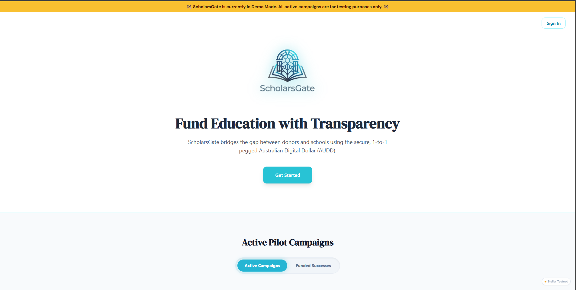 Scholarsgate UI